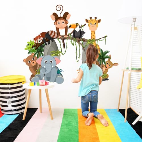Vinilos de Animales de Jungla para Decoración de Pared miniatura 3