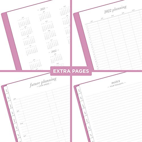 2022 Weekly & Monthly Planner By Cambridge, 7" X 8-3/4", Medium, Workstyle, Pink (1575P-805) #TOP5