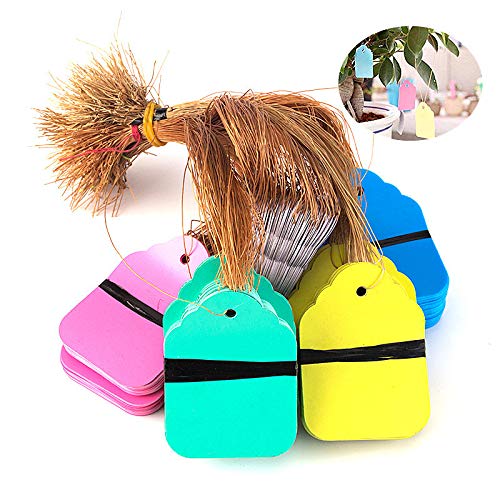 ppactvo Plant Markers Plant Labels Plastic Eco-friendly Plastic Plant Plant Labels for Outdoor Plants Plant Labels for Seed Waterproof Plant Labels random color,2.75inch