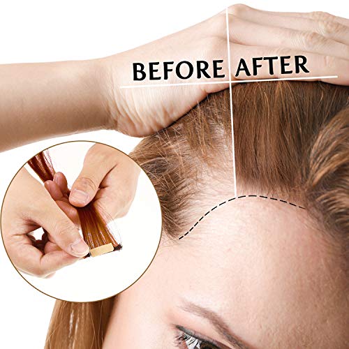 Image of Blulu 360 Pcs Tape in Hair Extension Replacement Tape, Nude Color