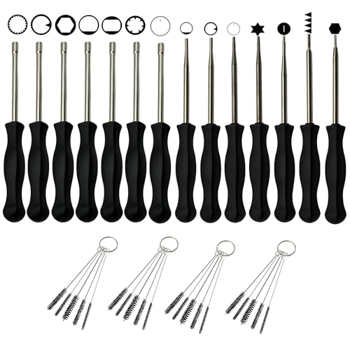 YGQ Kit d'outils de réglage de carburateur 14 pièces pour tronçonneuse STHIL Ryobi Husqvarna Echo Poulan Homelite Weed Eater Wacker Tondeuse souffleur de...