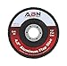 ABN 4.5in x 7/8 T27 80 Grit Aluminum Oxide Flat Flap Disc Grinding Sanding Sandpaper Wheels 5 Pack