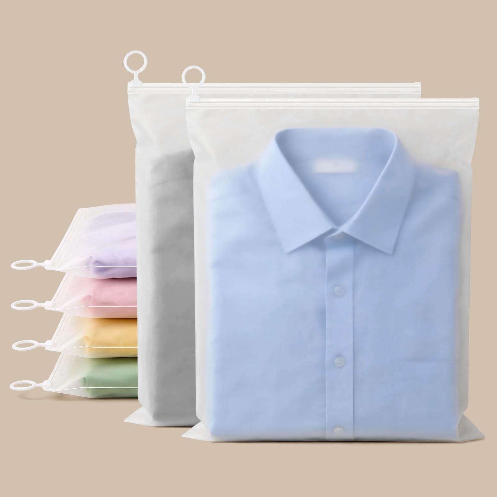 Svaldo Zip Bags for Clothes, 25pcs 30 * 35cm Sealed Bags for Clothes