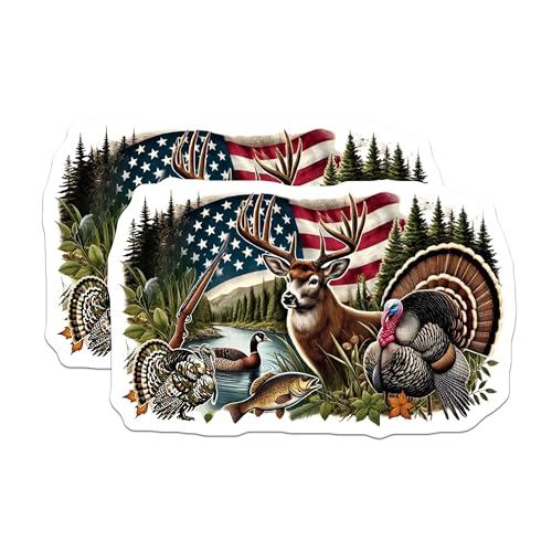 Imanes American Wildlife decorativos 2 pack 5 pulg