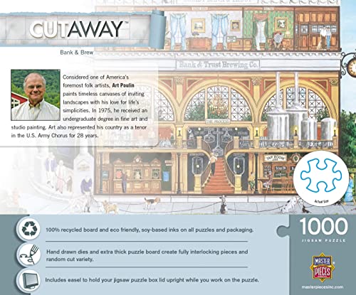 MasterPieces 1000 Piece EZ Grip Jigsaw Puzzle - Medieval Castle 23.5x34 Inches