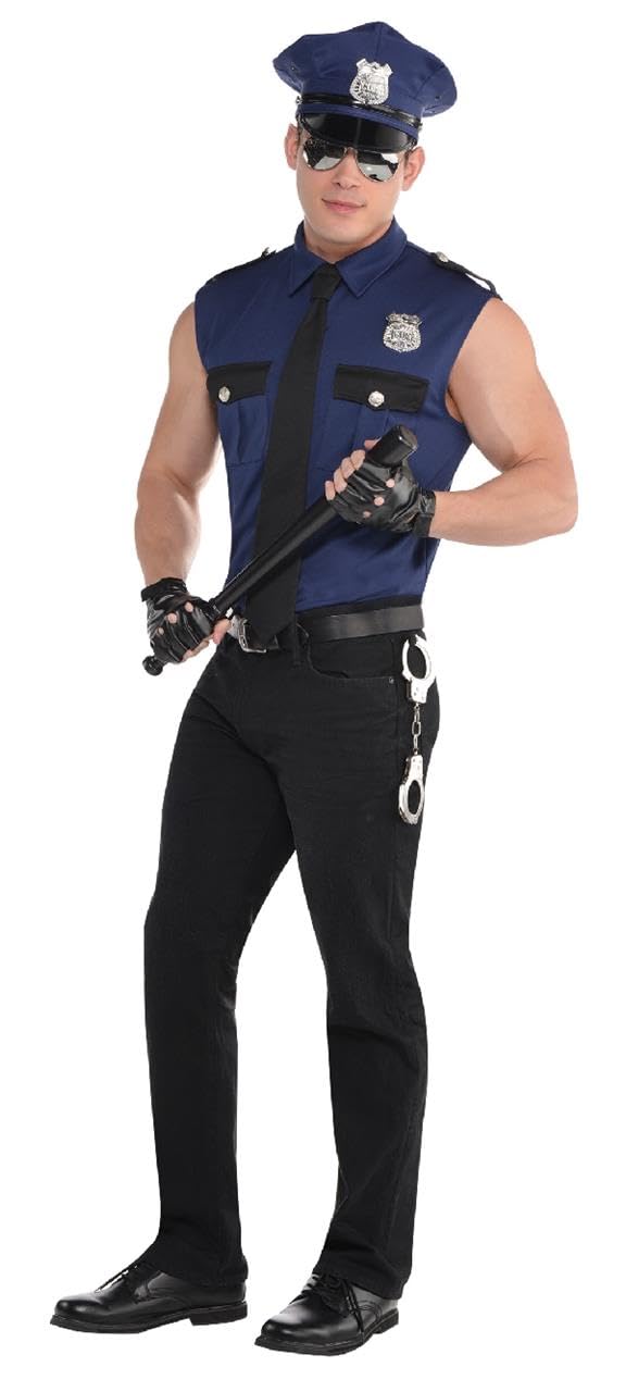 amscan (PKT) (845763-55) Adult Mens Under Arrest Costume (Large)