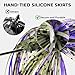 MadBite by KastKing Bladed Jig Fishing Lures, 5 pcs Multi-Color Kits, Irresistible Vibrating Action,Sticky-Sharp Heavy-Wire Needle Point Hooks, 1/2 oz Sizes, Includes Storage Box