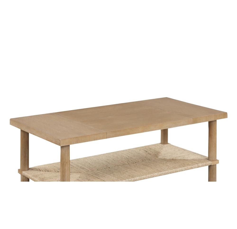 Tribesigns Tavolino da caffè rettangolare, 120 cm, moderno, per