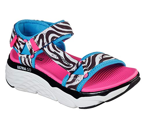 skechers women's max cushioning obvi slide sandal