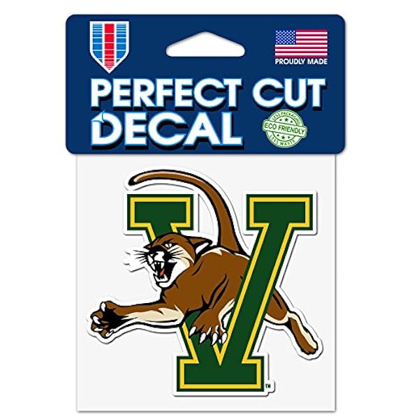 WinCraft Vermont Catamounts 4"x4" gestanst sticker