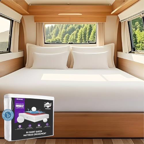Degrees of Comfort RV Short Queen Mattress Encasement (60x...