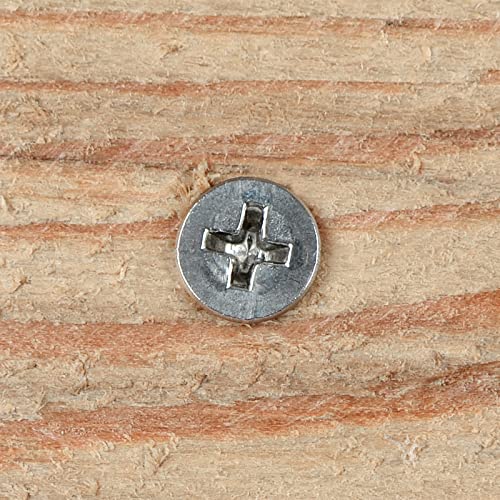 Jigreat WS-011-16 #8 X 3/4 Inch Stainless Steel 304 (18-8) Flat Head Phillips Wood Screws 100Pcs Solid Stainless Screw thumb #6