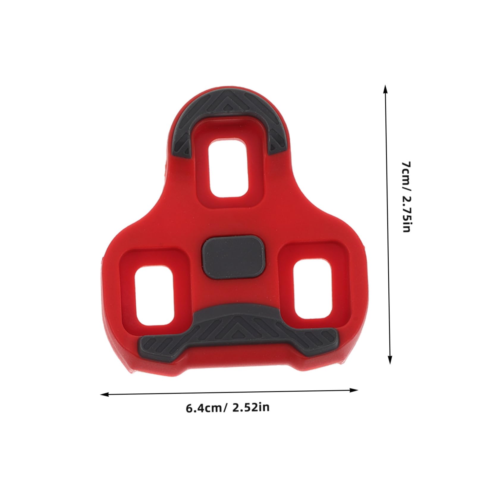 KICHOUSE 1 Pair Durable Bicycle Cleats Clips for Mountain and Road Nonskid Pedal Cleats for Secure Cycling Connection Fit for Long Rides