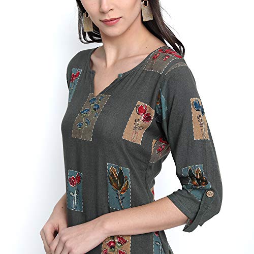 Image of Women's Rayon Regular Kurta
