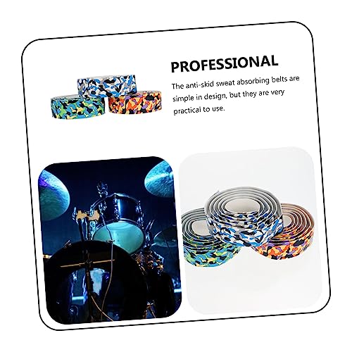 Cintas antideslizantes para baquetas VICASKY 6 piezas miniatura 2