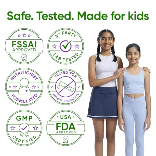 Image of Supafuelz Power Shake (8-12Yr kids) + Teen Girls (13Yr+)|Combo pack | Height & Strength Drink | High Protein, 33 Essential Nutrients, Probiotics & Ayurvedic Actives | Daily Nutrition Drink supports Growth, Focus & Energy | Chocolate 800 g (2x 400g) | Safe Nutrition Drink For Kids