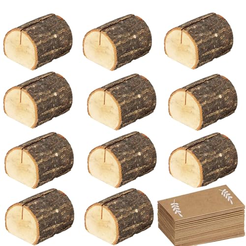 El Mejor Listado de Soportes para tarjetas de navidad los mejores 5. 47 12 soportes para tarjetas de madera natural rústica y tarjetas de mesa Kraft, elegantes soportes para números de mesa, soporte para letreros de mesa, soportes para fotos de...