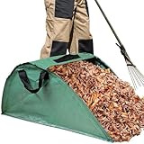 EOONTOON 30 Gallon Leaf Collector, Leaf Bag Chute, Portable Pop Up Leaf Bags, Foldable Dustpan Leaf Pick Up Tools Leaf Loader, Reusable Yard Garden Bags for Leaves Lawn Trash(100 L) Dimensions