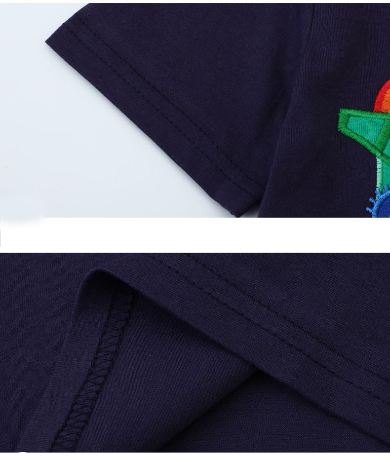 Construction Shirts Toddler Boy Kids Short Sleeve T Shirt Truck Clothes4