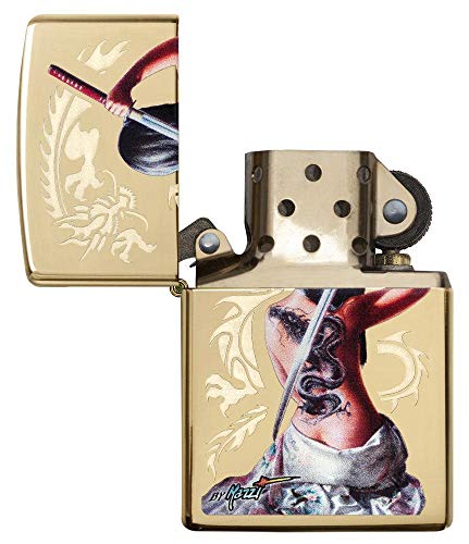 Encendedor de bolsillo Zippo Mazzi Dragon Girl miniatura 4
