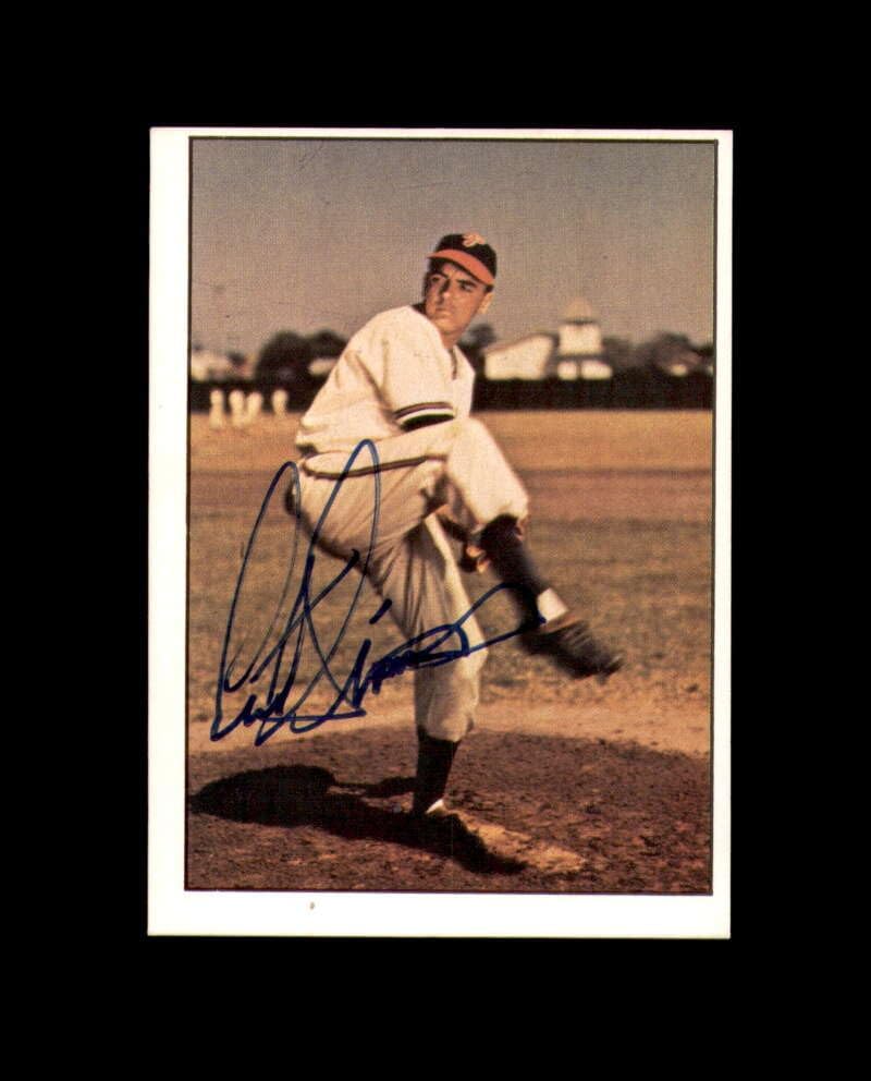 Curt Simmons Signed 1979 TCMA History Series Philadelphia Phillies Autograph