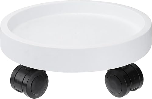 Miniatura 7 de GANAZONO Macetero al aire libre 2 piezas maceta bandeja blanca planta maceta platillo macetas platillo platillo