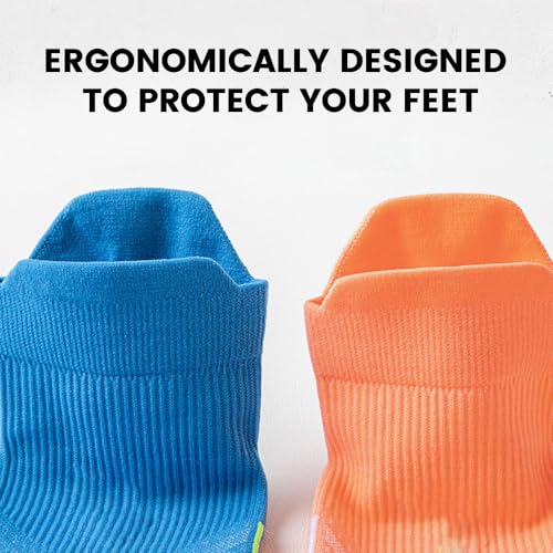 Athletic Running Socks,Casual Athletic Gym LightWeight Thin Cotton Sport Running Socks for Men Womens - (2 Pair)3