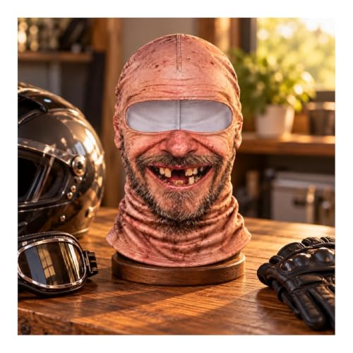 Ski Mask for Men 3D Printed Realistic Funny Balaclava Full Face Mask - image 4