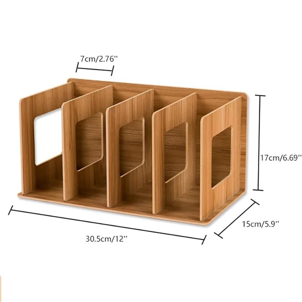 Ufficio Scaffale da scrivania, supporto for libri for studenti, scaffale, porta CD, DVD in legno, organizer for ufficio Organizzatore da scrivania