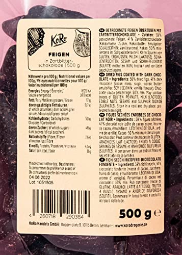 KoRo - Vijgen in pure chocolade 500 g - Image 6