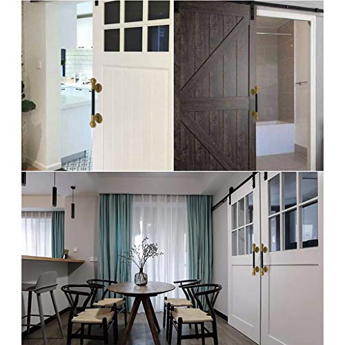 Poignée de quincaillerie push-pull industrielle pour grande porte coulissante