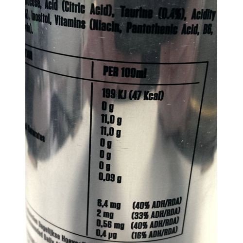 Bullit Energy Drink - Bebida energética (24 x 0,25 L)