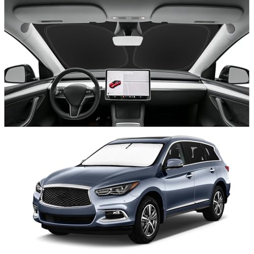 Image of Custom Fit Windshield Sun Shade for Infiniti QX60 2022-2026