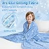 LUXEAR Cooling Glow in The Dark Star Cosmic Blanket for Boys Girls - Gift Throw Keep Child/Adults Cool All Night - Soft Breathable Summer Blanket for Bed Sofa - 79x86in #2
