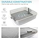 All For Paws Hundetöpfchen Tablett Indoor Hundetoilette mit abnehmbarem Pfosten & Schutzwand, 63 x 63 cm, großes Netzgitter, Hunde-Pad Halter mit abnehmbarer Säule, Welpentoilette für Töpfchentraining