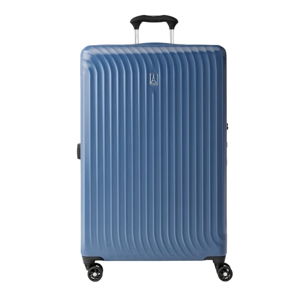 Travelpro Maxlite Air Hardside Expandable Carry on Luggage, 8 Spinner Wheels, Lightweight Hard Shell Polycarbonate Suitcase, Ensign Blue, Checked Large 71 cm