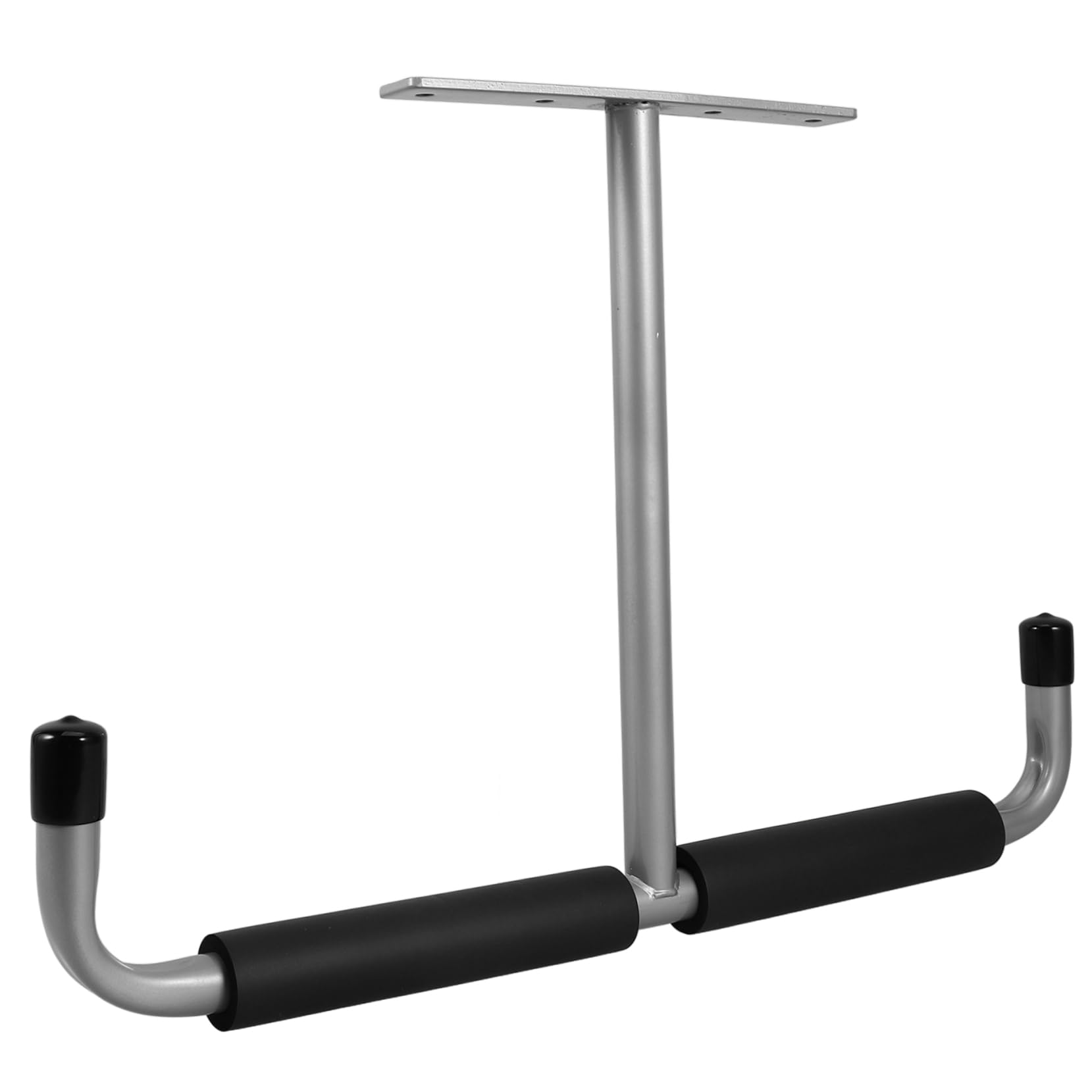 SOLUSTRE Heavy Duty Shaped Ceiling Storage Rack for Garage Fishing Rod and Holder Easy Installation Sturdy Metal Construction for Overhead Ceiling Organization