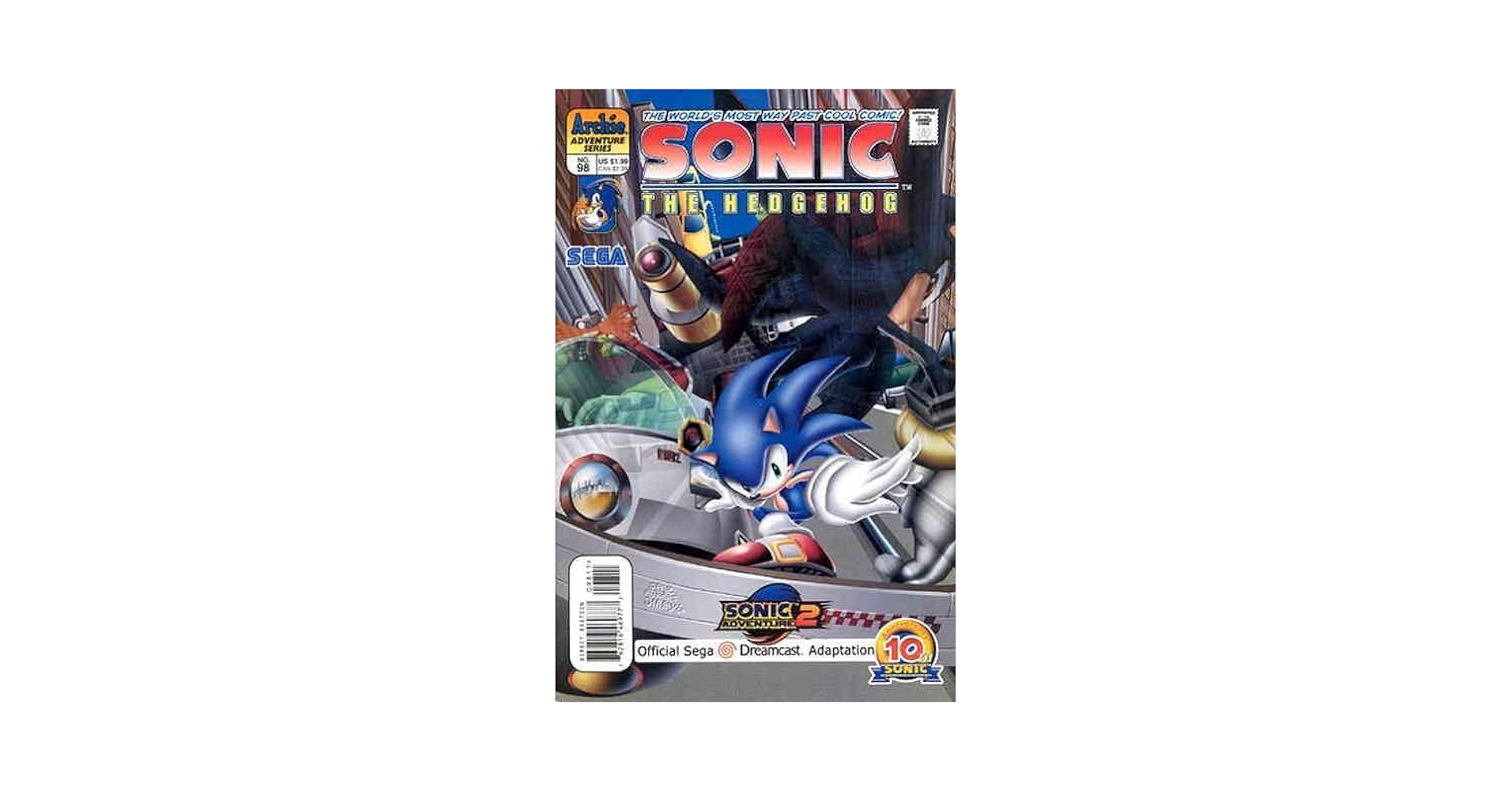 Amazon.com: Sonic the Hedgehog #98 GD ; Archie comic book