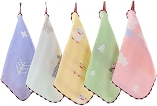 Toyvian 10 Peças Bebê Aconchegante Conforto Do Bebê Secagem Rápida Toalhas Quadradas Toalha De Alimentação Do Bebê Toalha De Enfermagem Toalha De Algodão Toalhas De Gaze Cachecol Produtos