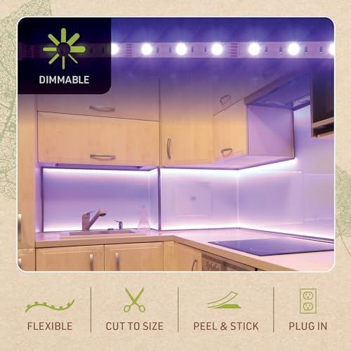 Kit de tira LED multicolor 12 pulgadas con mando miniatura 4