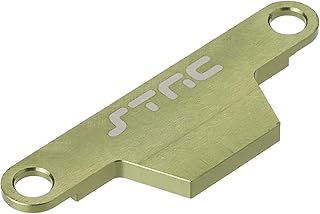 ST Racing Concepts ST3727AG CNC Machined Aluminum HD Battery Hold Down Plate (Rustler/Bandit) Green