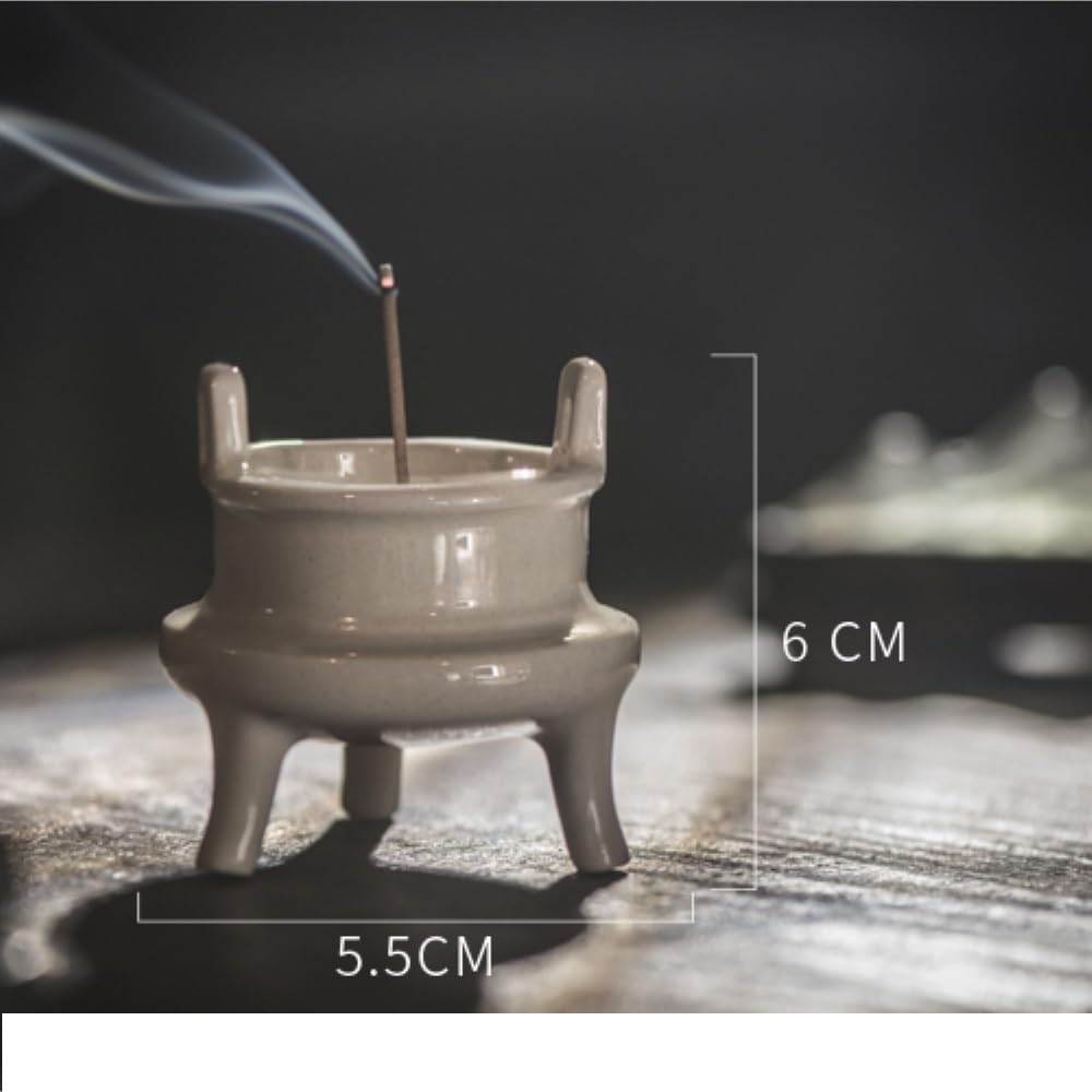 Censer ceramiczny mini statyw kadzidełka palnik na herbatę dom wewnętrzny palnik na drewno sandałowe mały palnik aromaterapeutyczny dla buddy kadzidełka palnik kadzidełka