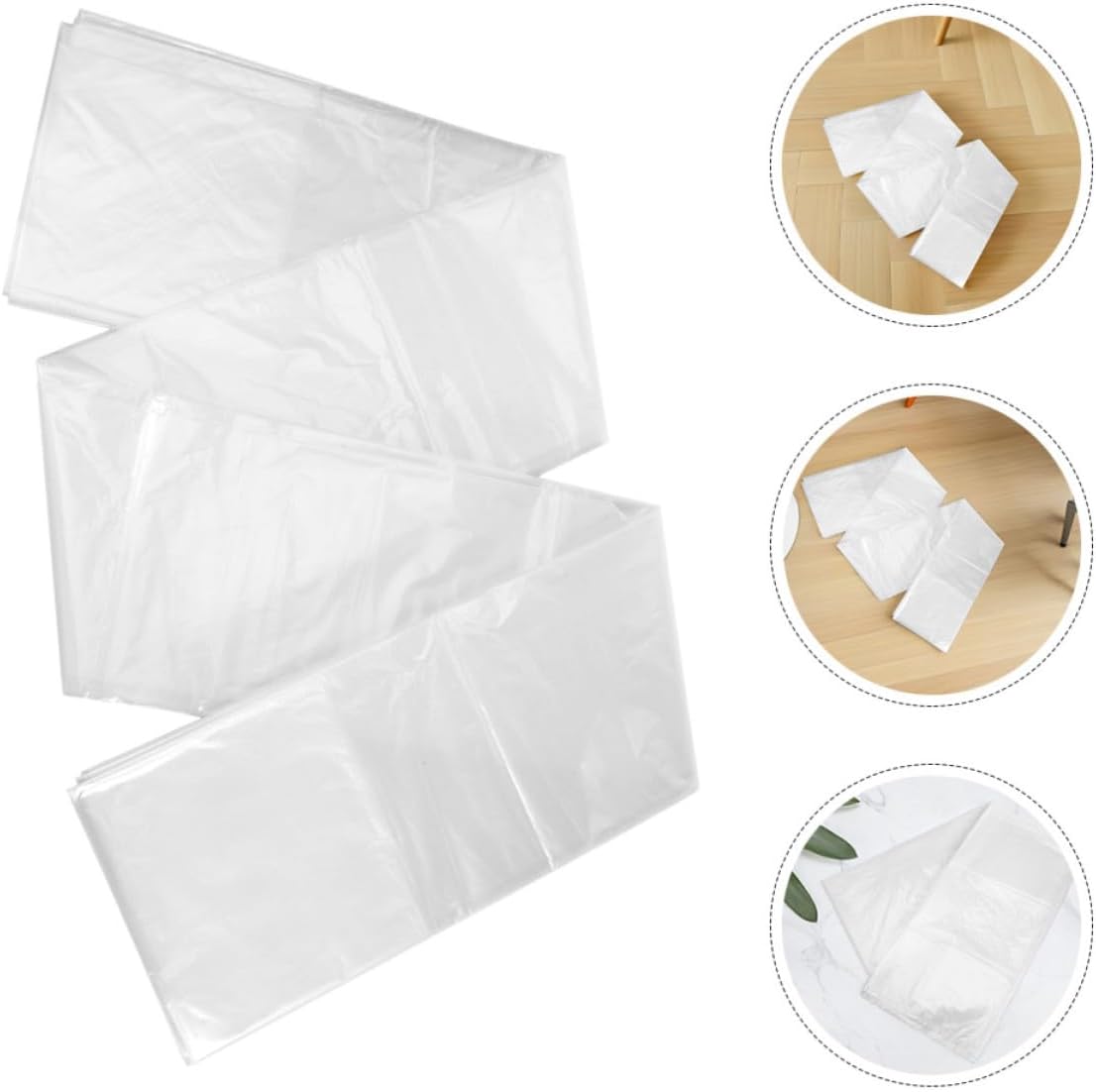 Heavy Duty Mattress Bags Dustproof Mattress Covers 2pcs for Transport and Storage, Pe Material with Enhanced Protection, Versatile Use for Home Storage and Travel Packing
