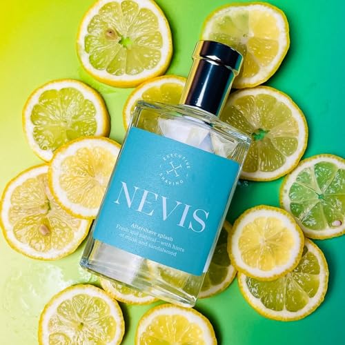 Executive Shaving Nevis Aftershave 100ml - Fresh with Hints of Musk & Sandalwood - Made in the U.K. - Image 4