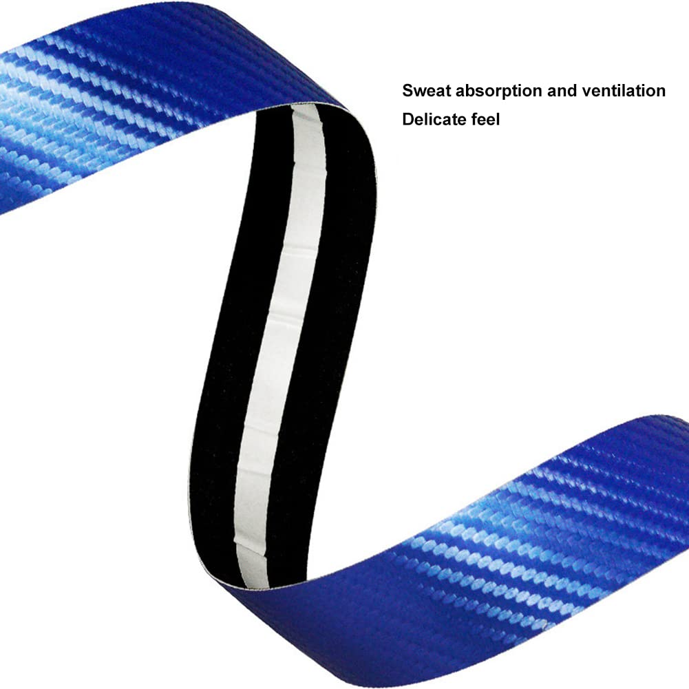 ISpchen Lenkerband Für Rennrad - EVA Stoßdämpfend, Rutschfest, Blau-lila Farbverlauf