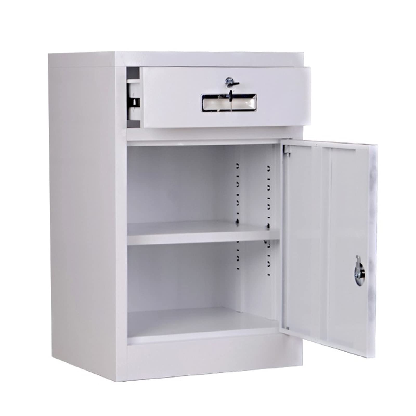 YNIYUJKL Vertical Storage Cabinet File Cabinet With 1 Drawers, Metal Office Cabinet With Lock,Office Filing Cabinet For A4, Letter Sized Document,Filing Cabinet For Home Office Filing