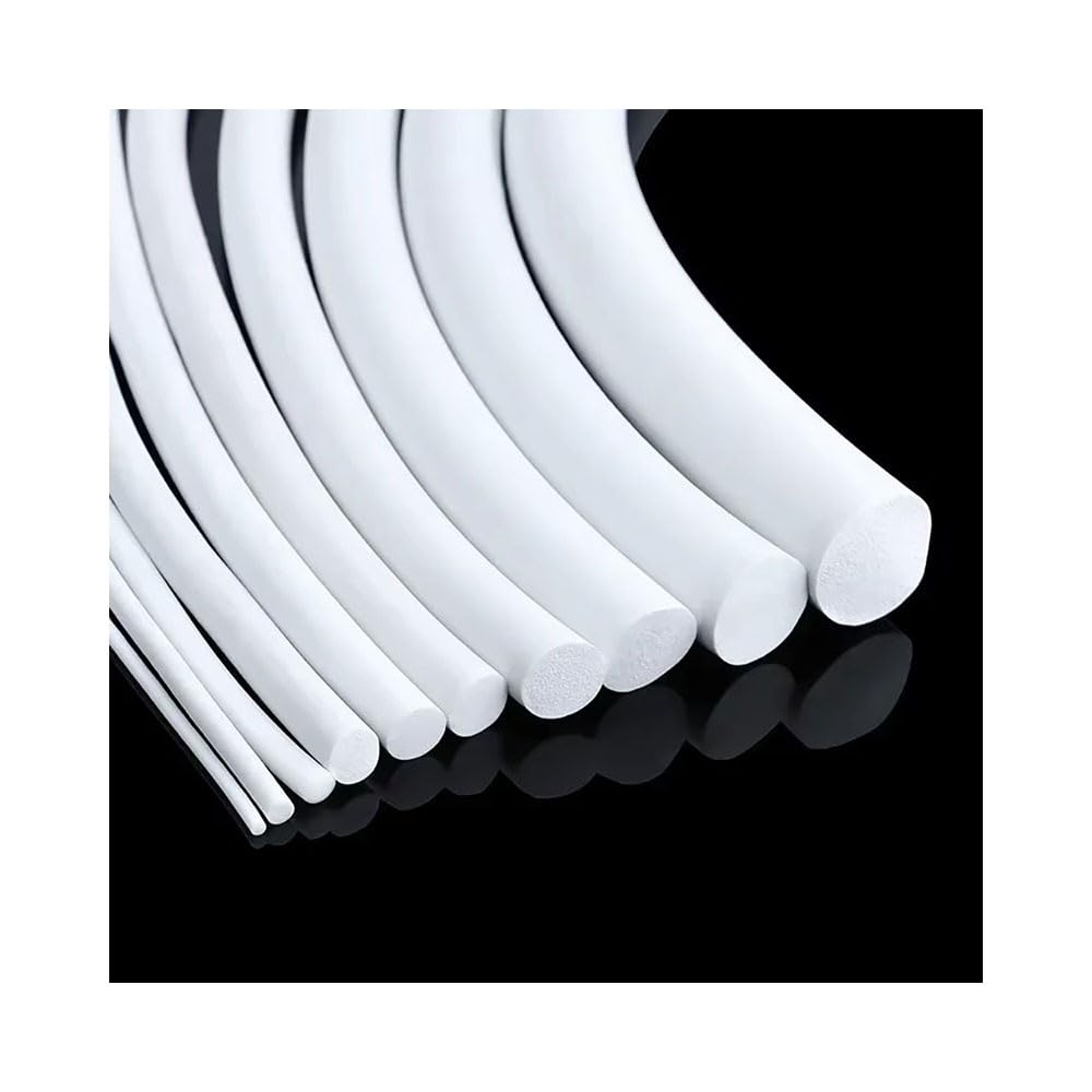 Silicone Foam Seal Strip, VMQ Silicone Foam Backer Rod Seal Strip White 8-25mm Dia 1M(11mm)