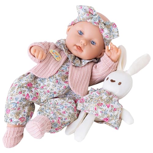 -Reborn Dolls - Cuerpo de peso para muñecas, incluye accesorios de ropa, antideslizantes, realistas, al tacto | Bonito compañero de sueño para jugar imaginativamente, aprender temprano