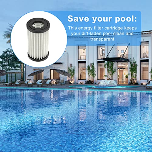 Etotel R0374600 Energy Filter Element Compatible With Zodiac Jandy 2888 Ray-Vac Automatic Pool Cleaner Replacement Kit For Pool Cleaner Filter Clear Bowl Accessories Part #TOP6