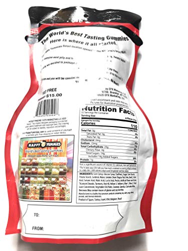 happy yummies worlds best tasting gourmet gummies happy holidays edition miniatura 2